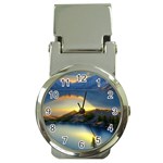 Crimson Sunset Money Clip Watches Front