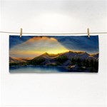 Crimson Sunset Hand Towel Front