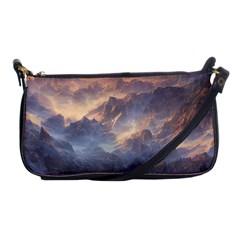 Dusty Sunset Shoulder Clutch Bag by GardenOfOphir