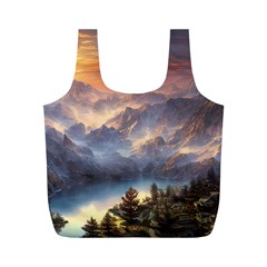 Dusty Sunset Full Print Recycle Bag (m) by GardenOfOphir