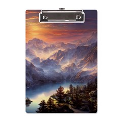 Dusty Sunset A5 Acrylic Clipboard