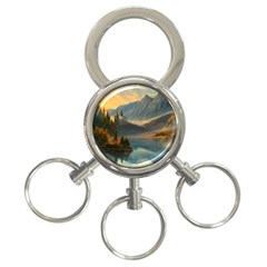 Dazzling Sunset 3-Ring Key Chain