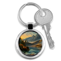 Dazzling Sunset Key Chain (Round)