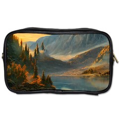 Dazzling Sunset Toiletries Bag (one Side) by GardenOfOphir