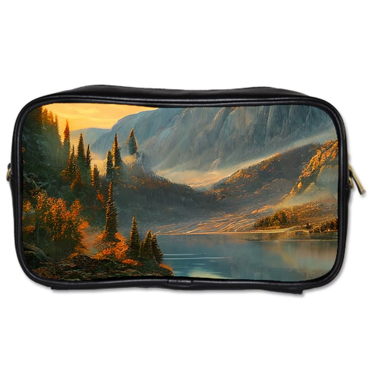 Dazzling Sunset Toiletries Bag (Two Sides)