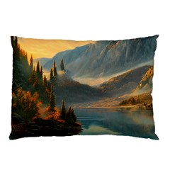 Dazzling Sunset Pillow Case (two Sides) by GardenOfOphir