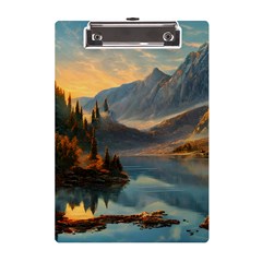 Dazzling Sunset A5 Acrylic Clipboard