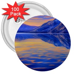 Dramatic Sunset 3  Buttons (100 Pack)  by GardenOfOphir