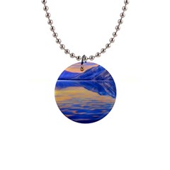 Dramatic Sunset 1  Button Necklace by GardenOfOphir