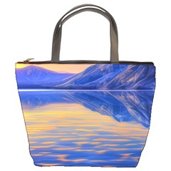 Dramatic Sunset Bucket Bag by GardenOfOphir