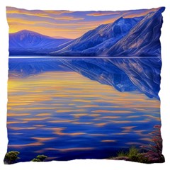 Dramatic Sunset Large Cushion Case (two Sides) by GardenOfOphir