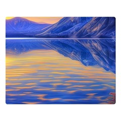 Dramatic Sunset Premium Plush Fleece Blanket (large) by GardenOfOphir