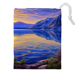 Dramatic Sunset Drawstring Pouch (4xl) by GardenOfOphir