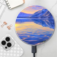 Dramatic Sunset Wireless Fast Charger(white) by GardenOfOphir