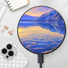 Dramatic Sunset Wireless Fast Charger(black) by GardenOfOphir