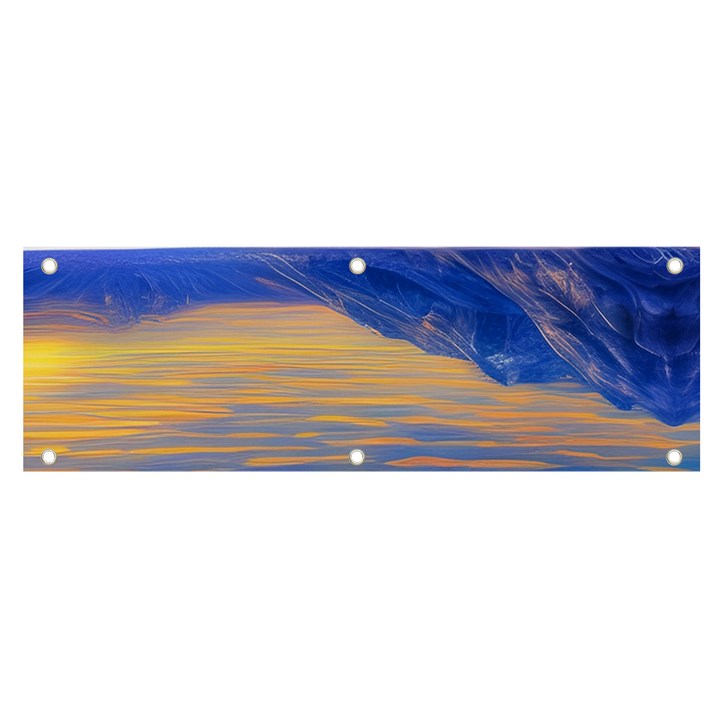 Dramatic Sunset Banner and Sign 6  x 2 