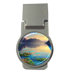 Exquisite Sunset Money Clips (round)  by GardenOfOphir