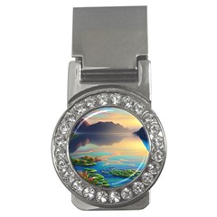 Exquisite Sunset Money Clips (cz)  by GardenOfOphir