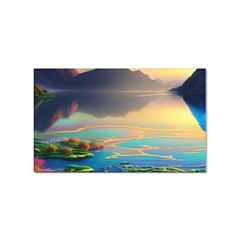 Exquisite Sunset Sticker (rectangular) by GardenOfOphir