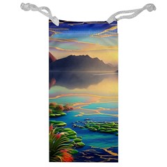 Exquisite Sunset Jewelry Bag by GardenOfOphir