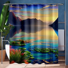 Exquisite Sunset Shower Curtain 60  X 72  (medium)  by GardenOfOphir