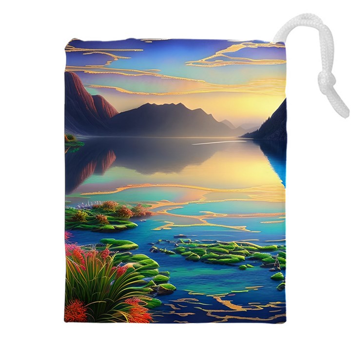 Exquisite Sunset Drawstring Pouch (5XL)