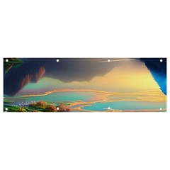 Exquisite Sunset Banner And Sign 9  X 3  by GardenOfOphir