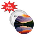 Flaming Sunset 1.75  Buttons (10 pack) Front