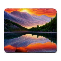 Flaming Sunset Large Mousepad by GardenOfOphir