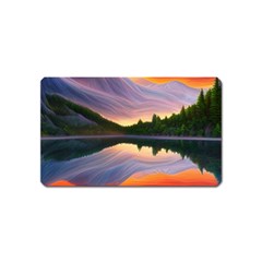 Flaming Sunset Magnet (name Card) by GardenOfOphir