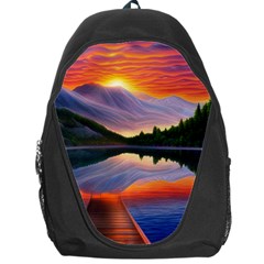 Flaming Sunset Backpack Bag