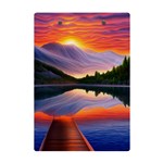 Flaming Sunset A5 Acrylic Clipboard Back