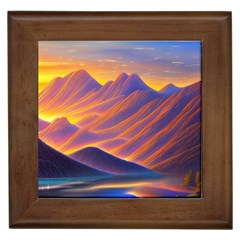 Great Sunset Framed Tile by GardenOfOphir