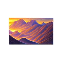 Great Sunset Sticker Rectangular (100 Pack) by GardenOfOphir