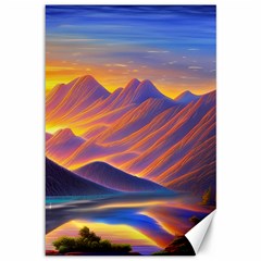 Great Sunset Canvas 12  X 18  by GardenOfOphir