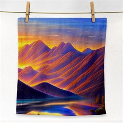 Great Sunset Face Towel by GardenOfOphir