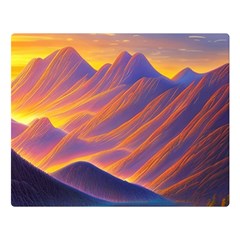 Great Sunset Premium Plush Fleece Blanket (large) by GardenOfOphir