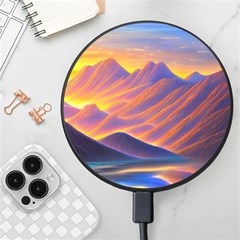 Great Sunset Wireless Fast Charger(black) by GardenOfOphir