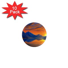 Glorious Sunset 1  Mini Magnet (10 pack) 