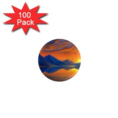 Glorious Sunset 1  Mini Magnets (100 pack) 