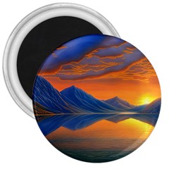 Glorious Sunset 3  Magnets by GardenOfOphir