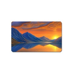 Glorious Sunset Magnet (name Card) by GardenOfOphir