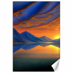 Glorious Sunset Canvas 24  X 36  by GardenOfOphir