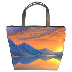 Glorious Sunset Bucket Bag