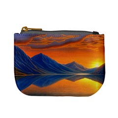 Glorious Sunset Mini Coin Purse by GardenOfOphir