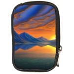 Glorious Sunset Compact Camera Leather Case Front