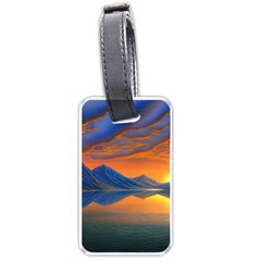 Glorious Sunset Luggage Tag (one side)