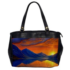 Glorious Sunset Oversize Office Handbag by GardenOfOphir