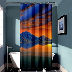 Glorious Sunset Shower Curtain 36  x 72  (Stall) 