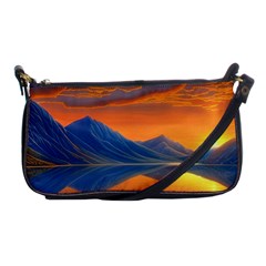 Glorious Sunset Shoulder Clutch Bag by GardenOfOphir